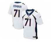 Men's Nike Denver Broncos #71 Donald Stephenson Elite White NFL Jersey