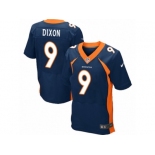 Men's Nike Denver Broncos #9 Riley Dixon Elite Navy Blue Alternate NFL Jersey