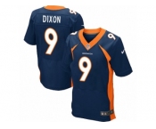 Men's Nike Denver Broncos #9 Riley Dixon Elite Navy Blue Alternate NFL Jersey