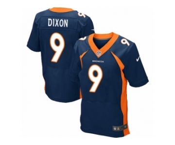 Men's Nike Denver Broncos #9 Riley Dixon Elite Navy Blue Alternate NFL Jersey