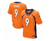 Men's Nike Denver Broncos #9 Riley Dixon Elite Orange Team Color NFL Jersey