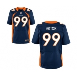 Men's Nike Denver Broncos #99 Adam Gotsis Elite Navy Blue Alternate NFL Jersey