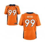 Men's Nike Denver Broncos #99 Adam Gotsis Elite Orange Team Color NFL Jersey