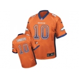 Nike Denver Broncos #10 Emmanuel Sanders Orange Team Color Men's Stitched NFL Elite Drift Fashion Jersey