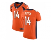 Nike Denver Broncos #14 Courtland Sutton Orange Team Color Men Stitched NFL Vapor Untouchable Elite Jersey