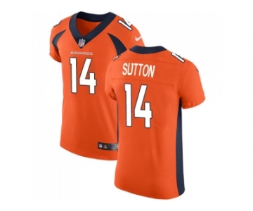 Nike Denver Broncos #14 Courtland Sutton Orange Team Color Men Stitched NFL Vapor Untouchable Elite Jersey