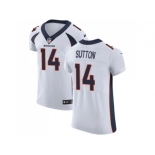 Nike Denver Broncos #14 Courtland Sutton White Men Stitched NFL Vapor Untouchable Elite Jersey