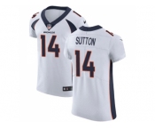 Nike Denver Broncos #14 Courtland Sutton White Men Stitched NFL Vapor Untouchable Elite Jersey