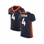 Nike Denver Broncos #4 Case Keenum Navy Blue Alternate Men Stitched NFL Vapor Untouchable Elite Jersey