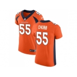 Nike Denver Broncos #55 Bradley Chubb Orange Team Color Men Stitched NFL Vapor Untouchable Elite Jersey