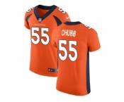 Nike Denver Broncos #55 Bradley Chubb Orange Team Color Men Stitched NFL Vapor Untouchable Elite Jersey