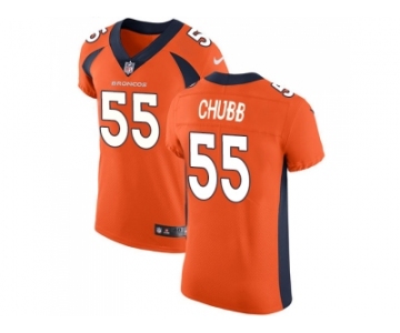 Nike Denver Broncos #55 Bradley Chubb Orange Team Color Men Stitched NFL Vapor Untouchable Elite Jersey