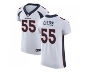 Nike Denver Broncos #55 Bradley Chubb White Men Stitched NFL Vapor Untouchable Elite Jersey