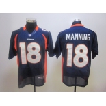 Nike nfl jerseys denver broncos #18 manning blue[elite]