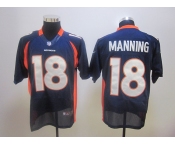 Nike nfl jerseys denver broncos #18 manning blue[elite]