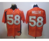 Nike nfl jerseys denver broncos #58 miller orange[elite]