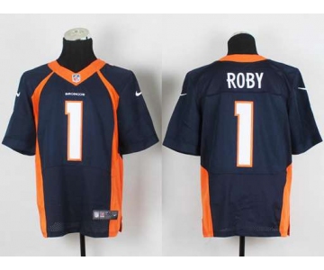 nike nfl jerseys denver broncos #1 roby blue[new Elite]