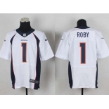 nike nfl jerseys denver broncos #1 roby white[new Elite]