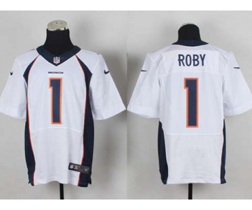 nike nfl jerseys denver broncos #1 roby white[new Elite]