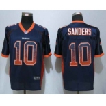 nike nfl jerseys denver broncos #10 sanders blue[Elite drift fashion][sanders]