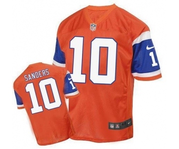 nike nfl jerseys denver broncos #10 sanders orange[2016 Elite][sanders]