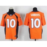 nike nfl jerseys denver broncos #10 sanders orange[new Elite][sanders]