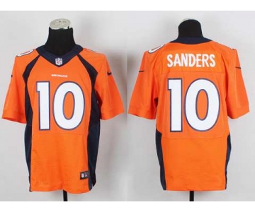 nike nfl jerseys denver broncos #10 sanders orange[new Elite][sanders]