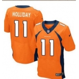 nike nfl jerseys denver broncos #11 holliday orange[New Elite]