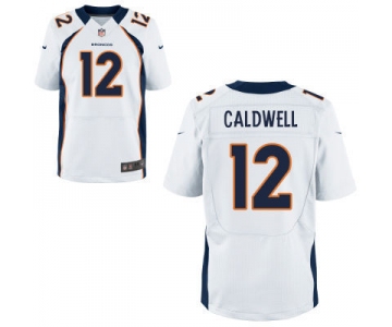 nike nfl jerseys denver broncos #12 caldwell white[Elite][caldwell]