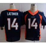 nike nfl jerseys denver broncos #14 latimer blue[new Elite]