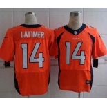 nike nfl jerseys denver broncos #14 latimer orange[new Elite]