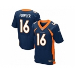 nike nfl jerseys denver broncos #16 bennie fowler blue[Elite][fowler]