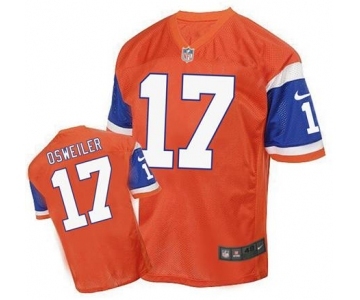 nike nfl jerseys denver broncos #17 osweiler orange[2016 Elite]