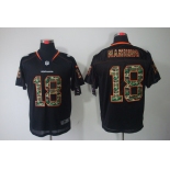 nike nfl jerseys denver broncos #18 manning black[camo fashion Elite]