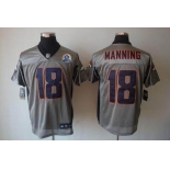 nike nfl jerseys denver broncos #18 manning grey[Elite shadow 50th Patch]