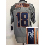 nike nfl jerseys denver broncos #18 manning grey[Elite shadow signature]