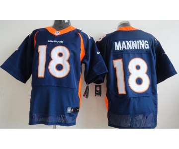 nike nfl jerseys denver broncos #18 peyton manning blue[new Elite]