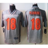 nike nfl jerseys denver broncos #18 peyton manning grey[Elite vapor]