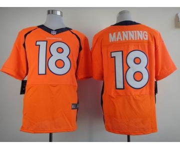 nike nfl jerseys denver broncos #18 peyton manning orange[new Elite]