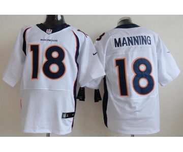 nike nfl jerseys denver broncos #18 peyton manning white[new Elite]