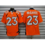 nike nfl jerseys denver broncos #23 mcgahee orange[Elite]