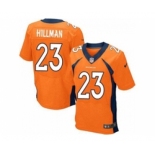 nike nfl jerseys denver broncos #23 ronnie hillman orange[Elite][hillman]