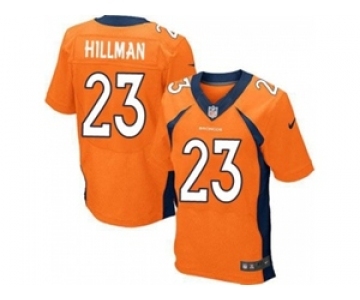 nike nfl jerseys denver broncos #23 ronnie hillman orange[Elite][hillman]