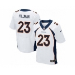 nike nfl jerseys denver broncos #23 ronnie hillman white[Elite][hillman]