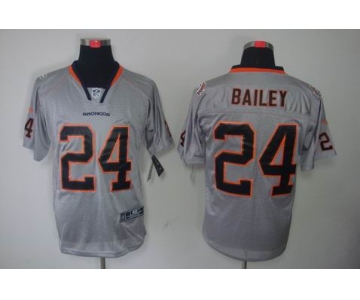 nike nfl jerseys denver broncos #24 bailey grey[Elite lights out]