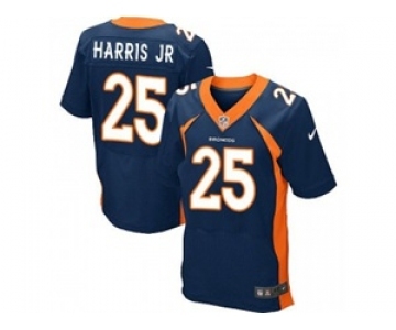 nike nfl jerseys denver broncos #25 harris jr blue[Elite]