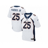 nike nfl jerseys denver broncos #25 harris jr white[Elite]