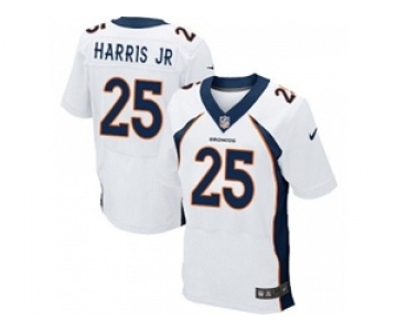 nike nfl jerseys denver broncos #25 harris jr white[Elite]