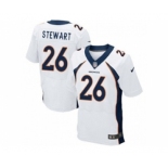 nike nfl jerseys denver broncos #26 darian stewart white[Elite]