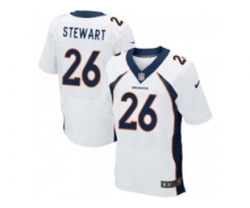 nike nfl jerseys denver broncos #26 darian stewart white[Elite]